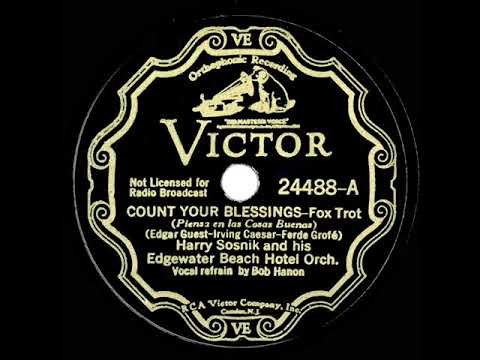 1933 Harry Sosnik - Count Your Blessings (Bob Hannon, vocal)