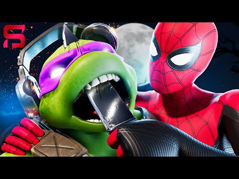 Spider-Man VS Teenage Mutant Ninja Turtles.. Fortnite