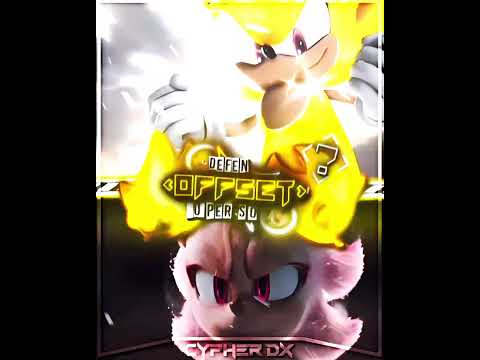 Game Super Sonic Vs Movie Super Shadow