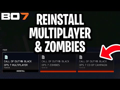 How To Reinstall Only Multiplayer or Zombies in COD Black Ops 7 on PS5 or Xbox - Full Guide
