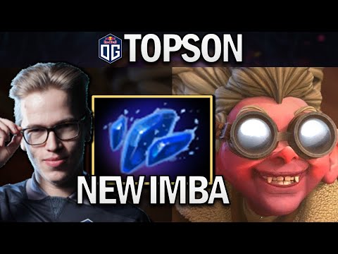 OG.TOPSON SNAPFIRE WITH AGHANIMS SHARD - DOTA 2 7.28 GAMEPLAY