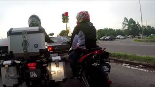 preview picture of video 'Brotherhood Bikers ride to Pulau Sayak Kedah'