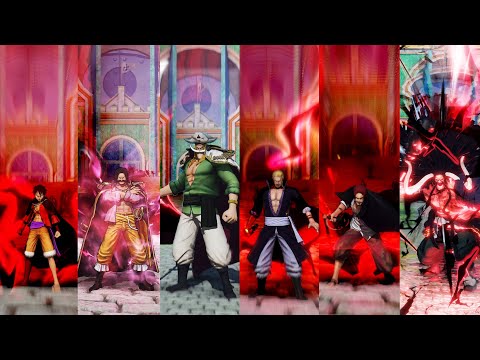 One Piece Pirate Warriors 4 - All Conqueror's Haki Attacks (MOD)