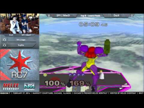 Rubicon 7 - SPY | MacD (Peach) vs. Duck (Samus) - Top 8, Loser's Finals