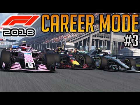 F1 2018 Career Mode Round #3: China - IN AMONGST THE BIG BOYS