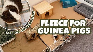 HOW TO USE FLEECE FOR GUINEA PIGS | HOW TO WICK FLEECE