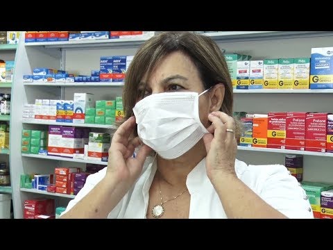 Coronavírus deixa comércio sem estoque de máscaras e álcool em gel