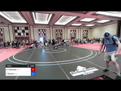 106 Lbs Rr Rnd 1 - Kaleb Ambrose, New Jersey Vs Tyler Garvin, Lancaster Alliance Wrestling Club (L