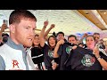 CANELO MAKES LAS VEGAS FANS ERRUPT AS HE MAKES HIS GRAND ARRIVAL FOR DMITRY BIVOL FIGHT