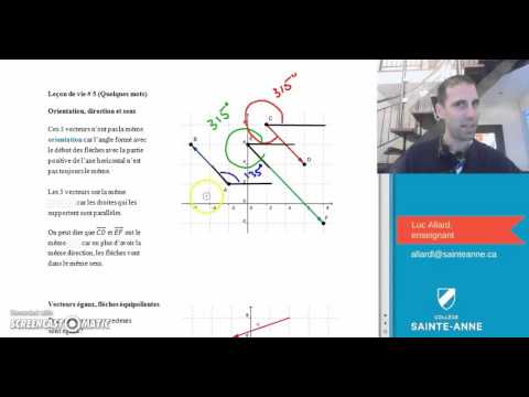 SN5 vecteurs leçon # 5