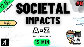 Class 12 IP (065) | Societal Impacts | INFORMATICS PRACTICES Unit 4 | CBSE BOARDS 2025-26 | ONE SHOT