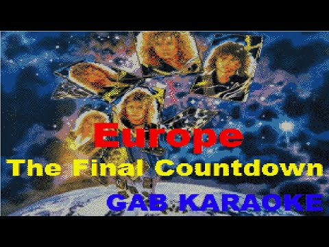 Europe - The Final Countdown (GB) - Karaoke Instrumental Lyrics