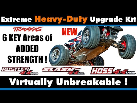 Traxxas Extreme Heavy-Duty Upgrade Kit ! Overview on HOSS 4x4