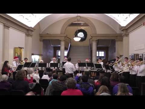 ECMS Trombone Choir performs Christmas Day at ECMS Winterfest 2016