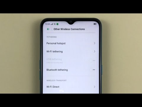 How to share Wifi connection on OPPO A31 Android 9