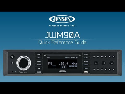 JENSEN® JWM90A | Quick Reference Guide