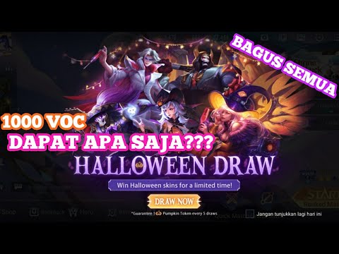 [Arena of Valor] Halloween Draw Skin Lauriel : Halloween Scream and Diao Chan : Witch's Creed