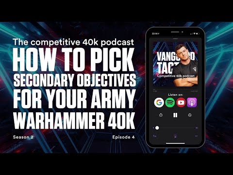 How To Pick Secondary Objectives For Your Army In Warhammer 40k
