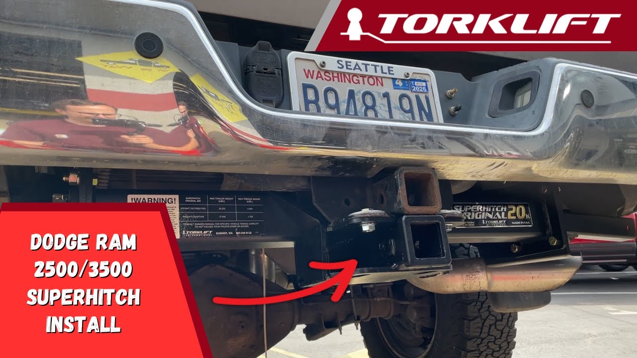 How to Install D1102 Torklift Trailer Hitch | SuperHitch 20K Ram 2500/3500