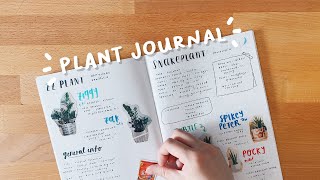 Making a plant journal 🌿