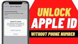 UNLOCK APPLE ID WITHOUT PHONE NUMBER ( FIXED APPLE ID LOCKED FOR SECURITY REASONS ) IOS 14 (2021)