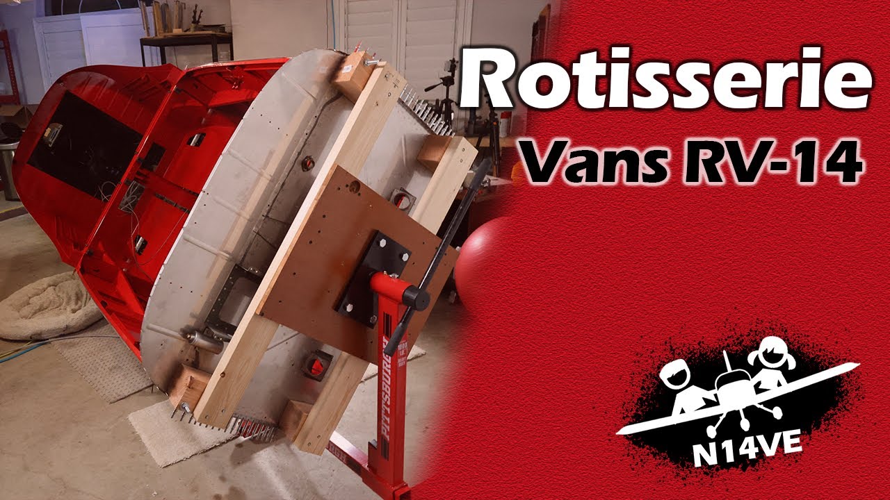 Aviation Vans RV Aircraft How we Built our Rotisserie for Vans