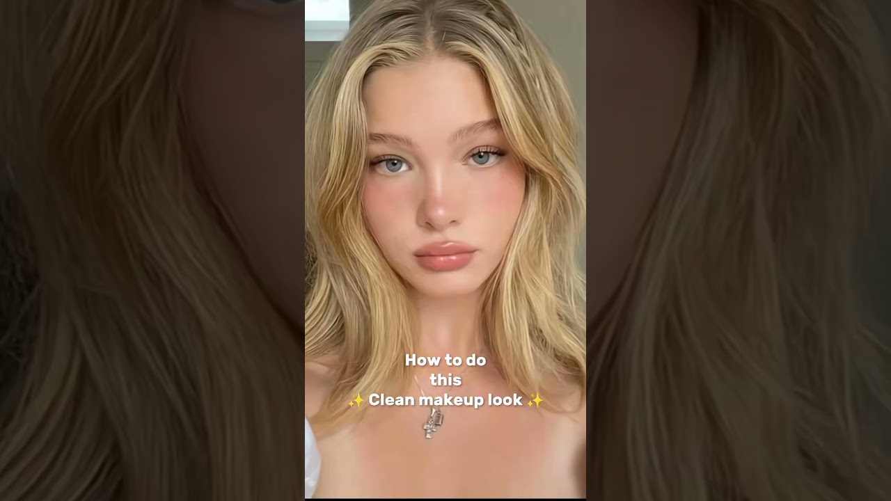 How to do this clean makeup look ✨🌷💌 #skincare #makeup #tips #brightlife2580