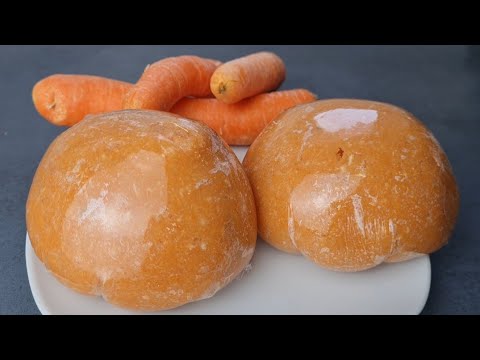 How to make Carrots Eba/ Gari Fufu/ # healthy swallow