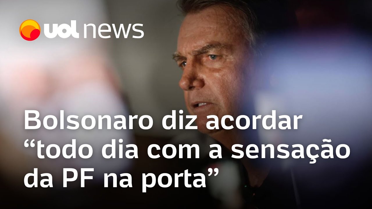 Bolsonaro diz acordar 'todo dia com a sensação da PF na porta'