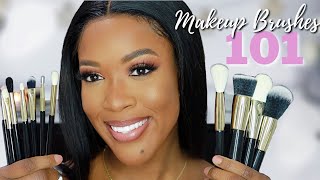 MUST HAVE MAKEUP BRUSHES (Beginner Friendly) + HOW TO USE THEM| Sanny Beauty