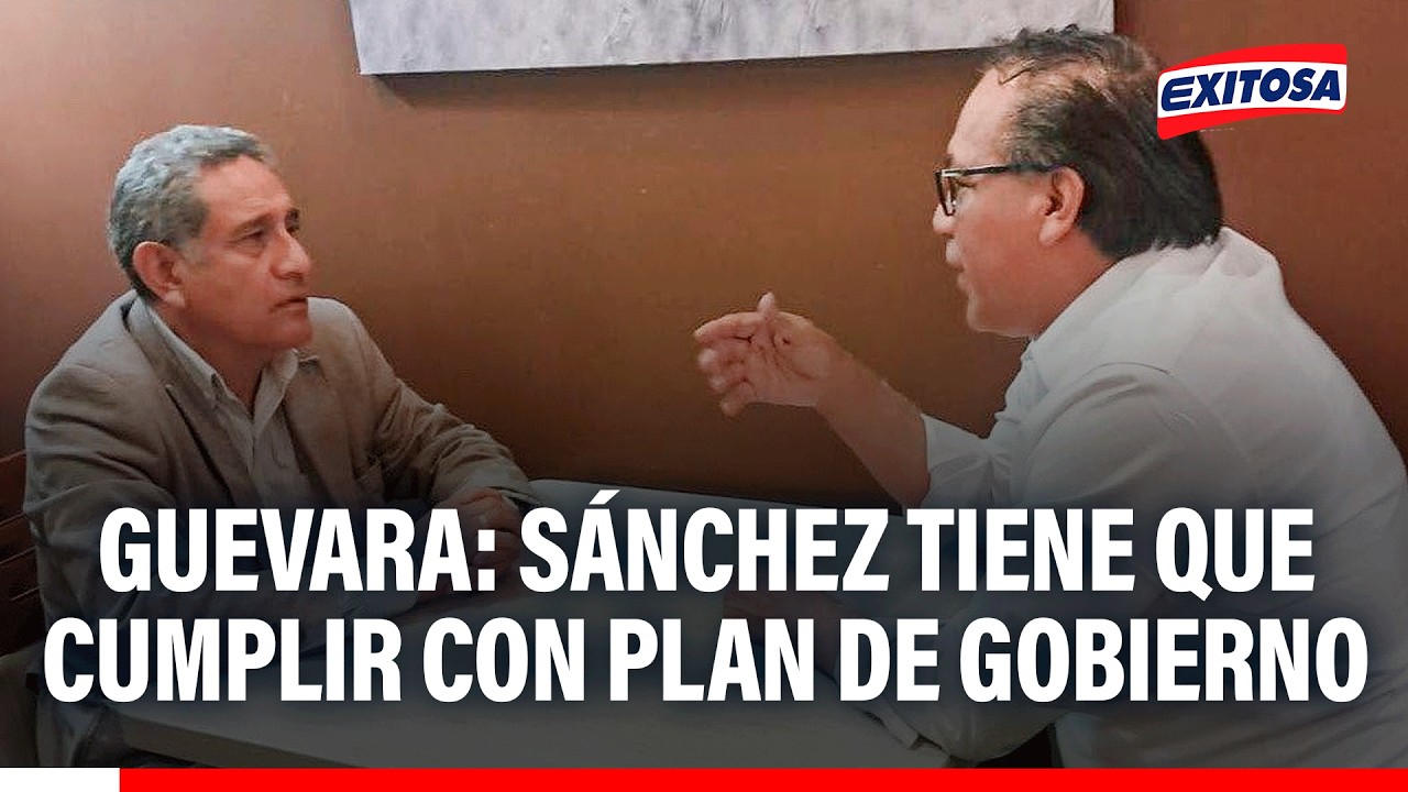 🔴🔵Mesías Guevara: Roberto Sánchez tiene que comprometerse a cumplir con segundo plan de gobierno