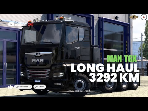 MAN TGX 🚛 3292 KM Long Haul | Venice → Wroclaw → Amberdeen | PUBLIC BETA 1.58 | ETS2