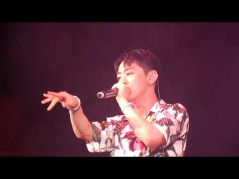 180721 AOMG in London - Gray sing 'Shape of You'
