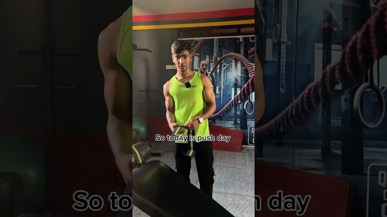 Push day part 2 💯🙌🏻#youtube #youtubeshorts #minivlog #vlog #gym #pushday