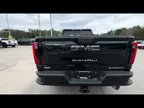2026 GMC Sierra 2500HD Crew Cab Standard Box 4-Wheel Drive Denali Ultimate in Black for sale at Boyer Chevrolet Buick GMC Bancroft in Bancroft, ON