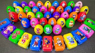 Rainbow!! Paw Patrol Slime Surprise with Ryder, Chase, Marshall & Friends! Satisfying ASMR Video🌈