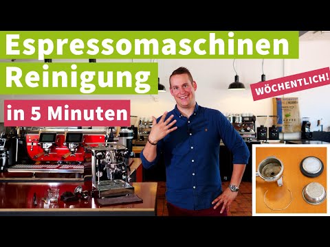 Reinigung Espressomaschine in 5 Minuten - so geht es!