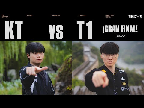 KT vs T1 | WORLDS 2025 | ¡GRAN FINAL! | Partida 2