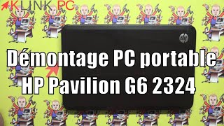Comment démonter un PC portable HP Pavilion G6 2324