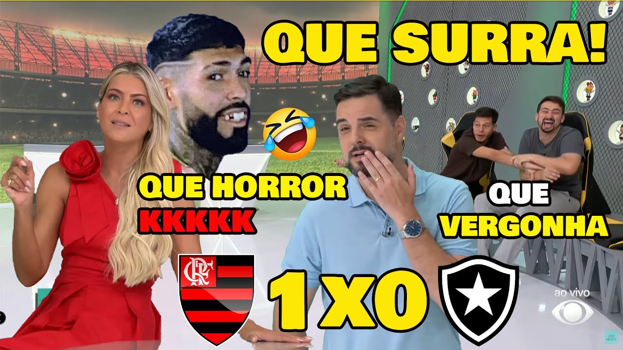 BOTAFOGO NÃO SABE PERDER QUE VERGONHA - FLAMENGO 1x0 BOTAFOGO - MENGÃO É O MELHOR TIME DO BRASIL!