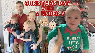 DAY IN THE LIFE - CHRISTMAS DAY WITH 2 UNDER 2! Our First Christmas As A Family of 4 XMAS DITL 2021