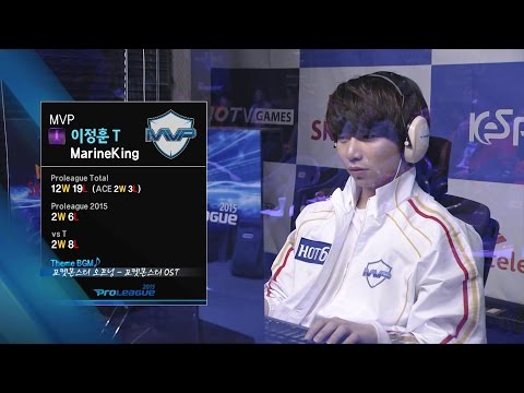 [SPL2015] YoDa(Prime) vs MarineKing(MVP) Set1 Overgrowth -EsportsTV, Starcraft 2