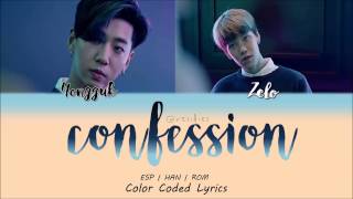 B.A.P _ Confession [ESP|HAN|ROM] Color Coded Lyrics | Letra español