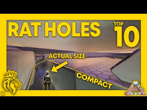 Top 10 UNSEEN COMPACT Rat Holes on Genesis 2 | ARK: Survival Evolved
