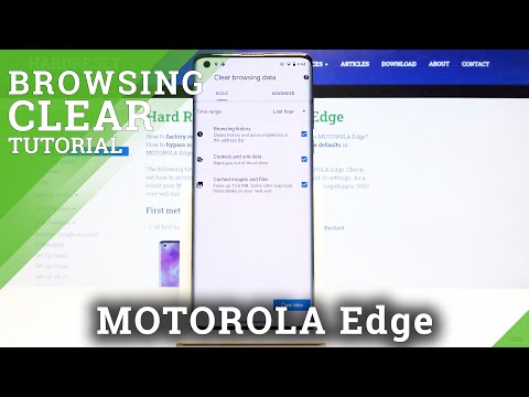 How to Clear Browser Data in Motorola Edge - Reset Internet History