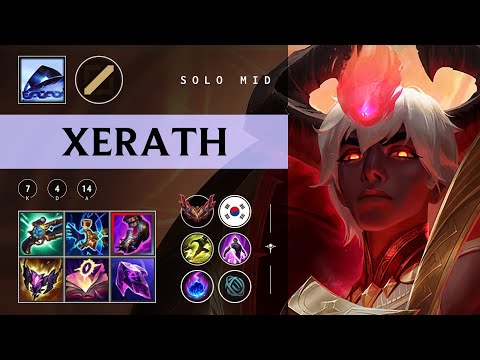 Xerath Mid vs Orianna - KR Grandmaster Patch 25.22