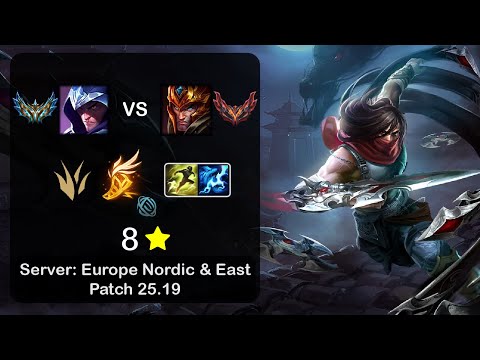 Talon Jungle vs Jarvan IV - EUNE Challenger - Patch 25.19