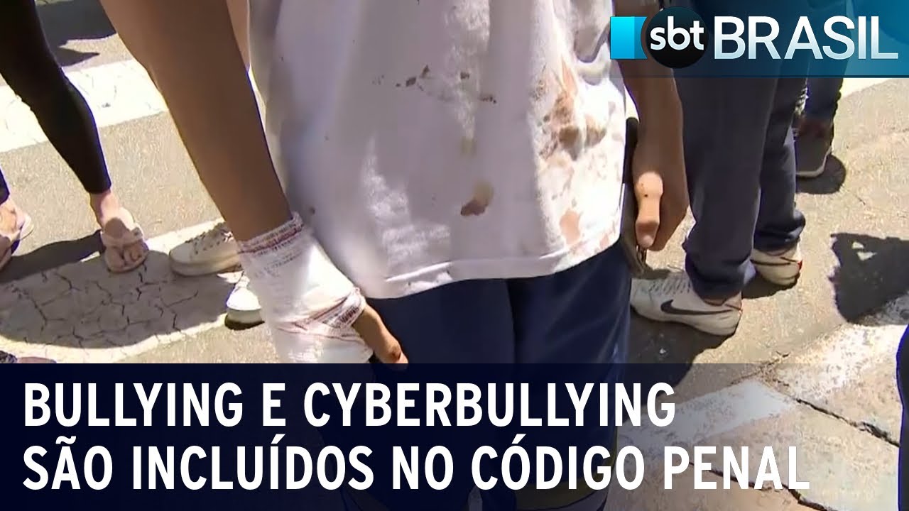 Lula sanciona lei que inclui bullying e cyberbullying no código penal | SBT Brasil (15/01/24)