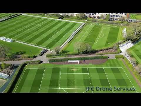 Tottenham Hotspur FC training ground part 1. 4K aerial footage