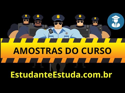 , title : 'AMOSTRA DO CURSO, Várias Disciplinas. Vai encarar? ÁREA POLICIAL ( EstudanteEstuda.com.br )